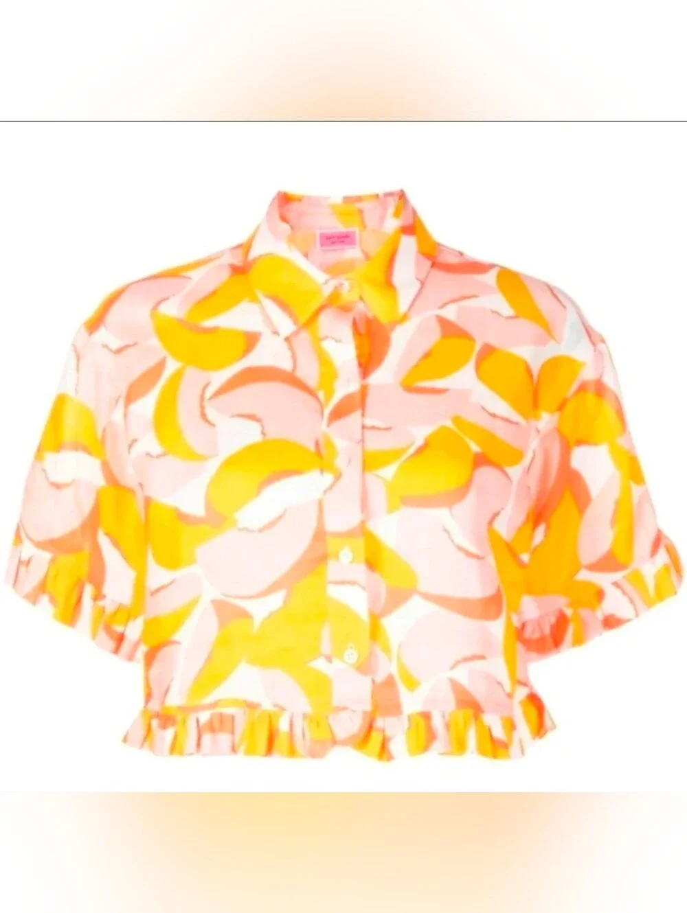 New Kate Spade Peaches Top. Size S.